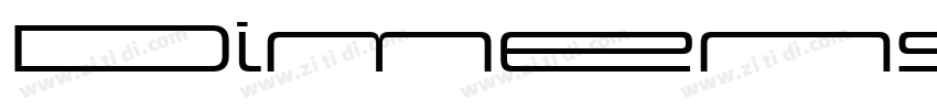 DimensionsW03 500R R字体转换